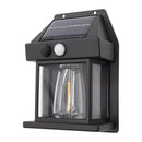 Arandela Solar LED Retrô com Sensor de Movimento (Kit com 2 Unidades)