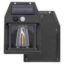 Arandela Solar LED Retrô com Sensor de Movimento (Kit com 2 Unidades)