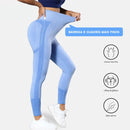 Calça Legging Feminina Sem Costura com Alta Elasticidade