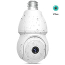 Câmera à prova d'água para uso doméstico e externo com áudio bidirecional icsee